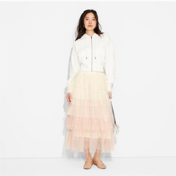 Adult Wicked Tulle Graphic Skirt - Blush XL - Picture 2 of 16